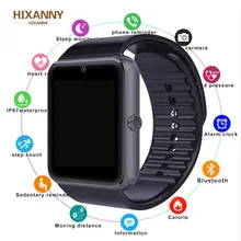 Смарт-часы с Bluetooth для Iphone, телефонов, huawei, samsung, Xiaomi, Android, поддержка 2G, SIM, TF карта, камера, умные часы, PK, X6, Z60
