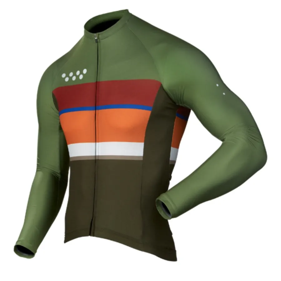 

the pedla Men's winter Long Sleeve Cycling Jersey Bicycle Shirts Full Zipper Mountain Bike Jerseys MTB Clothing Wear Jerseys
