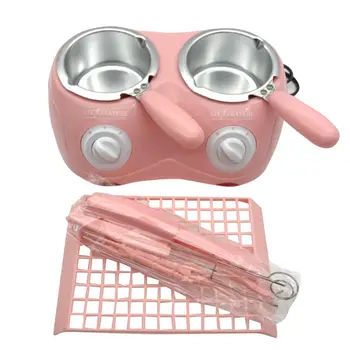 

Dual Chocolate Melting Pot DIY Electric Heating Block for Valentine's Day Gifts