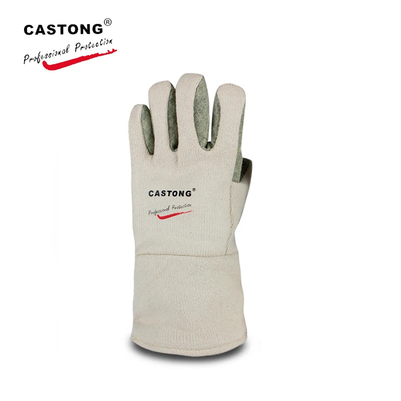 Новые термостойкие перчатки GEII 400 градусов термостойкие безопасные рабочие Промышленные огнеупорные перчатки
