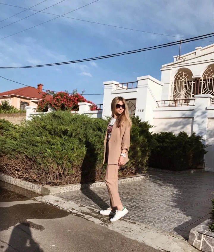 Bella Philosophy повседневные однотонные женские брюки костюмы зубчатый блейзер с воротником куртка и узкие брюки хаки женский костюм осень