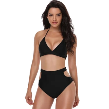 

Retro Bandage Two Pieces High Waisted Hot Sale Beach Bathing Suit Bikini Bikini Set Women Swimwear Sexy Swimsuit