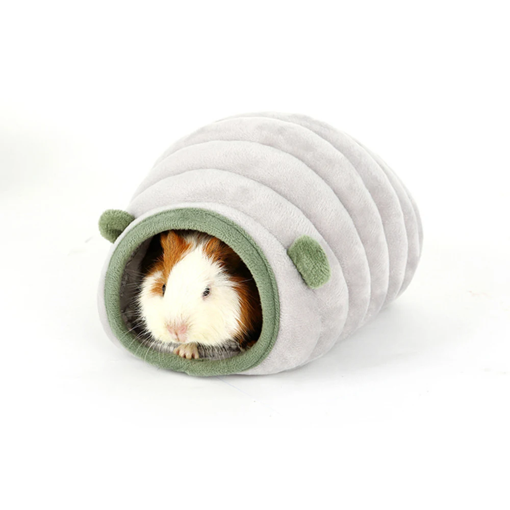 Winter Closed Pet Cat Dog House Dog Bed Caterpillar Kennel Hamster Cotton Soft Mat Puppy Cave 4