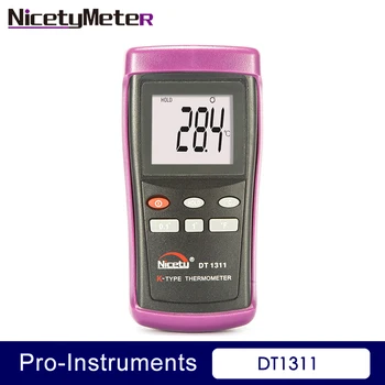 

Nicety DT1311 Digital LCD Industrial Thermometer Thermocouple Sensor 1 K-Type one Channel Thermometer with probe OD