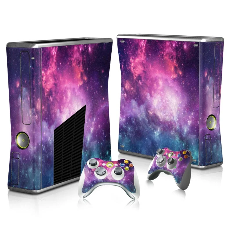 Star Skies Vinyl Sticker For Xbox 360 Slim Console 2 Controller Skins Cover Jogo For Microsft Xbox 360 Slim Accessory Stickers Aliexpress