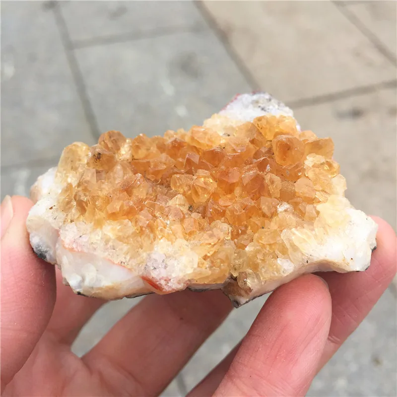 Натуральный цитрин кварцевый кристалл искусственный камень минеральные