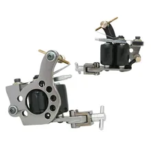 Один Топ татуировки машина пистолет для Комплект питания набор татуировки инструменты питания 10 обмоток FSM05