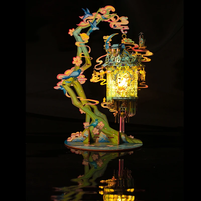 Art Model Mu 3D Metal Puzzle Magpie Linglong Building Model Kit Diy 3D Laser Cut Assemblare Puzzle Giocattoli Regalo Per Bambini