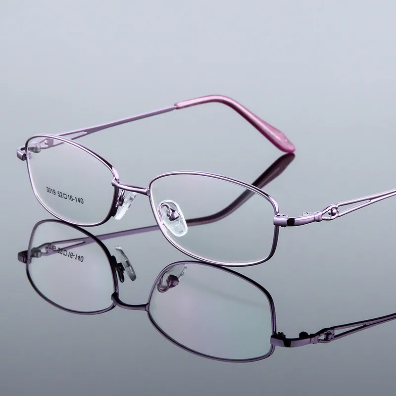 

Titanium Alloy Full Frame Eyeglasses Woman Ultra Light Weight Optical Myopia Glasses Frames Female Eyewear Spectacles 83019