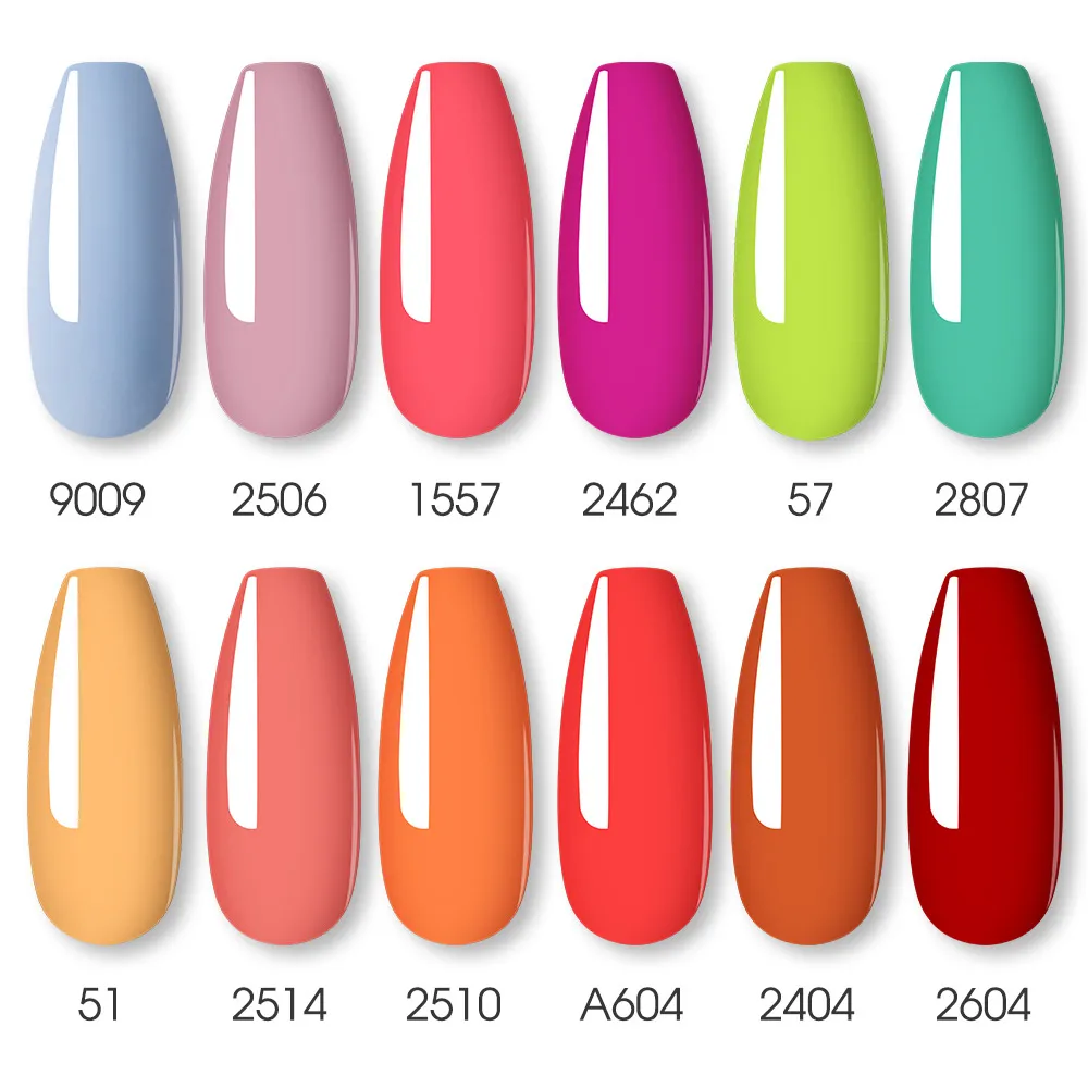 Набор гель лаков ROSALIND для маникюра полуперманентный Гибридный Гель лак ногтей 12