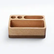 Деревянная визитная карточка держатели Примечание держатель дисплей устройство карты Стенд держатель, Style1 D08B