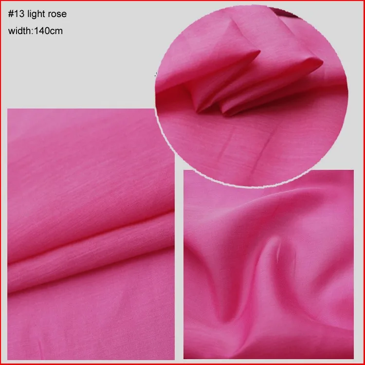 Luxurious Pure White Silk-Cotton Fabric for Dress Linings - Lightweight & Soft