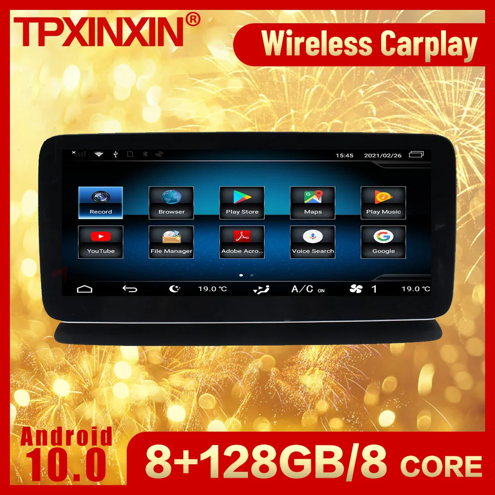 

8+128G 2 Din Android Multimedia Stereo Receiver For Mecerdes Benz CLS 2012 2013 2014 2015 BT GPS Navi Auto Video Audio Head Unit