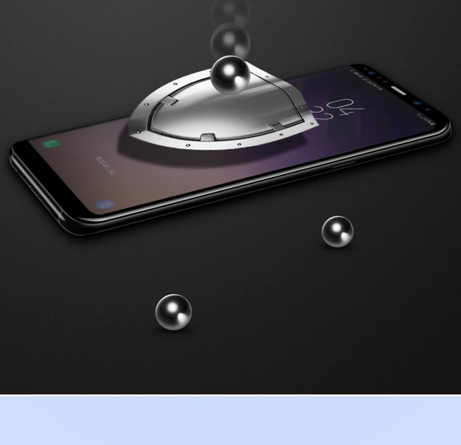 100D полное покрытие из закаленного стекла для samsung Galaxy S8 S9 Plus Note 8 9 стеклянная Защитная пленка для экрана samsung S7 Edge