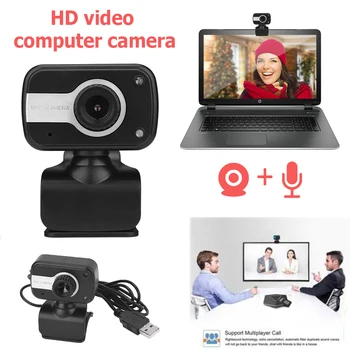 

Computer Camera Video Recording Web Camera Red and Silver Balance Camera for Desktop Laptop PC in stock and Fast Shipping