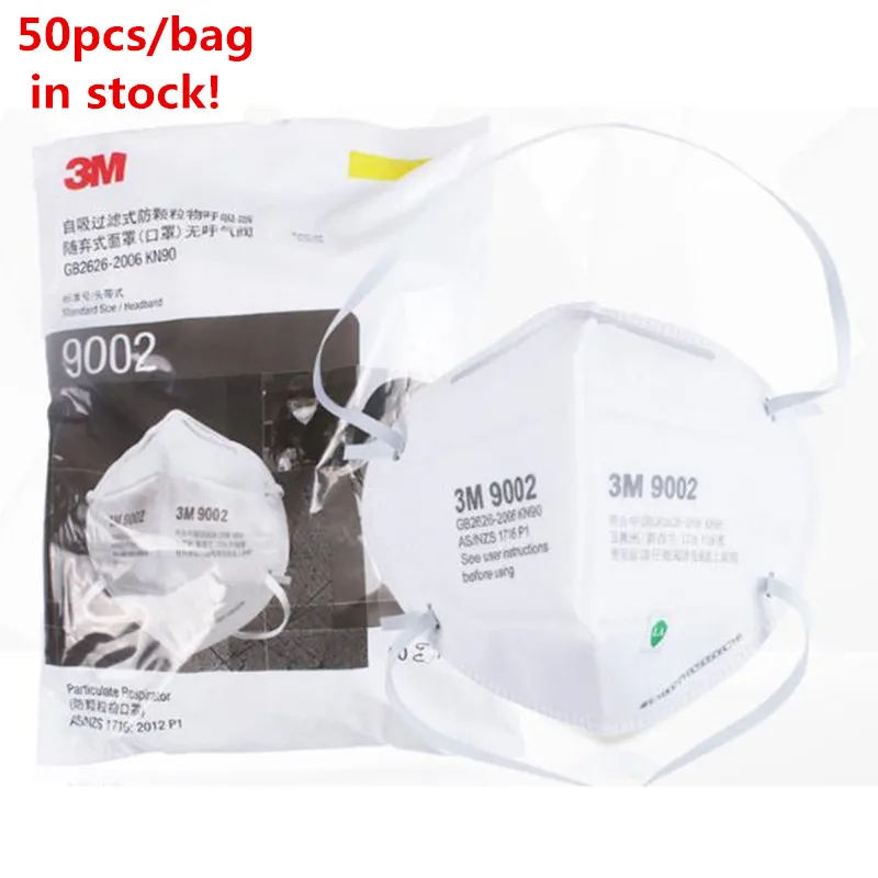 

In stock! 50PCS 9002 Mask KN90 Safety Protective FFP2 FFP3 N90 Dust Masks Anti-PM 2.5 Sanitary Working Respirator Safety Mask
