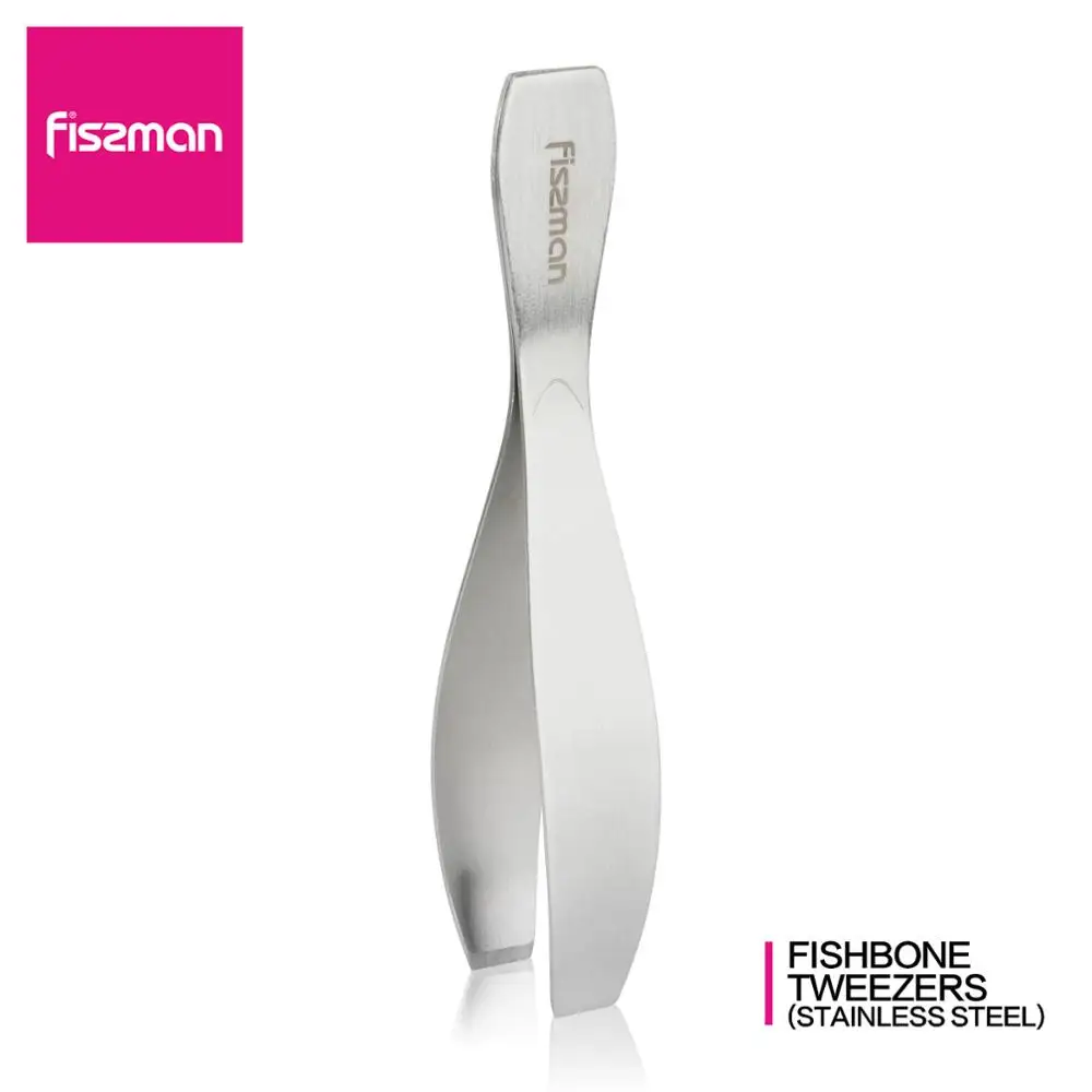 Пинцет FISSMAN Fishbone из нержавеющей стали щипцы для удаления костей с мехом кухонная