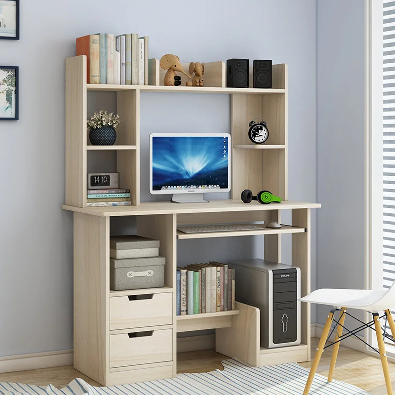 Computer Table Desk Desktop Student Household Bookshelf Computer Table Desk Desktop Student