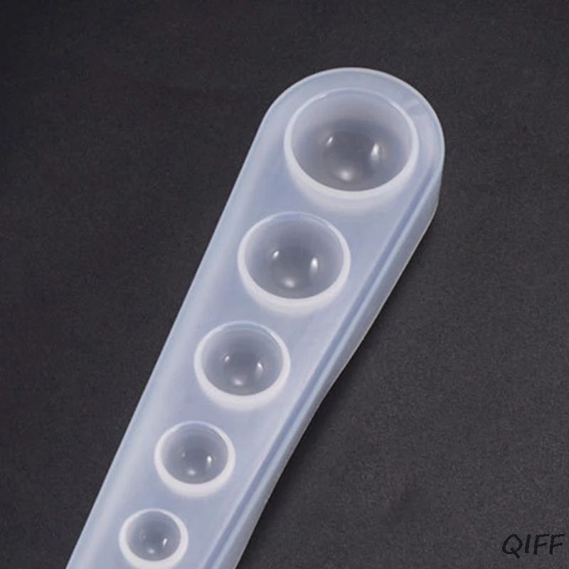 UV Resin DIY Crystal Epoxy Mold Multi-standard Hemisphere Collection Mold Round Ball Pendant Jewelry Silicone Molds