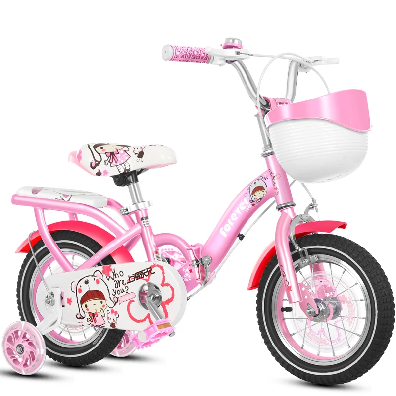 

Permanent Children's Bicycle Girls'bicycle Babies' Bicycle 2-4 Years Old Boys'bicycle Folding 3