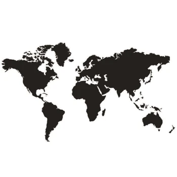 

Wall Stickers Sticker World Map House Living Room Decoration Sticker Bedroom Decoration Wall Sticker Wallpaper Mural