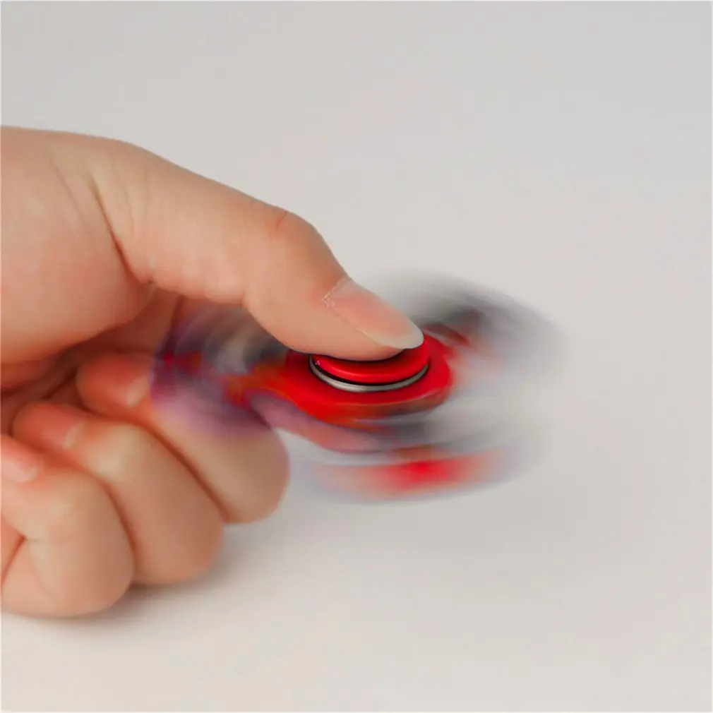 Unique Fingertip Toys Spiral Finger Spinner With Four Holes Light Weight Resin Finger Spinner Toys Hand Spinner