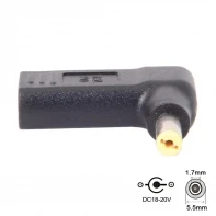 Adaptateur USB-C Vers DC 12V - Prise PD, Sortie 12V Pour Chargeur 65W