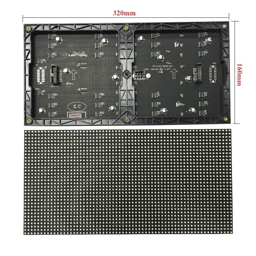 P5mm indoor full color SMD3528 led module 320X160mm display panel led board sign video signage stage rental screen modules