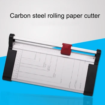 

Office Photo Home Steel Safe Sharp Rotary Paper Trimmer Practical Portable Easy Operate Trimmer A4 B5 A5 Cutter