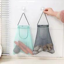

Creative Kitchen Vegetable Storage Mesh Bag Multi-purpose Ginger Garlic Onion Sorting Bag Organizer Reusable Foldable Baskets