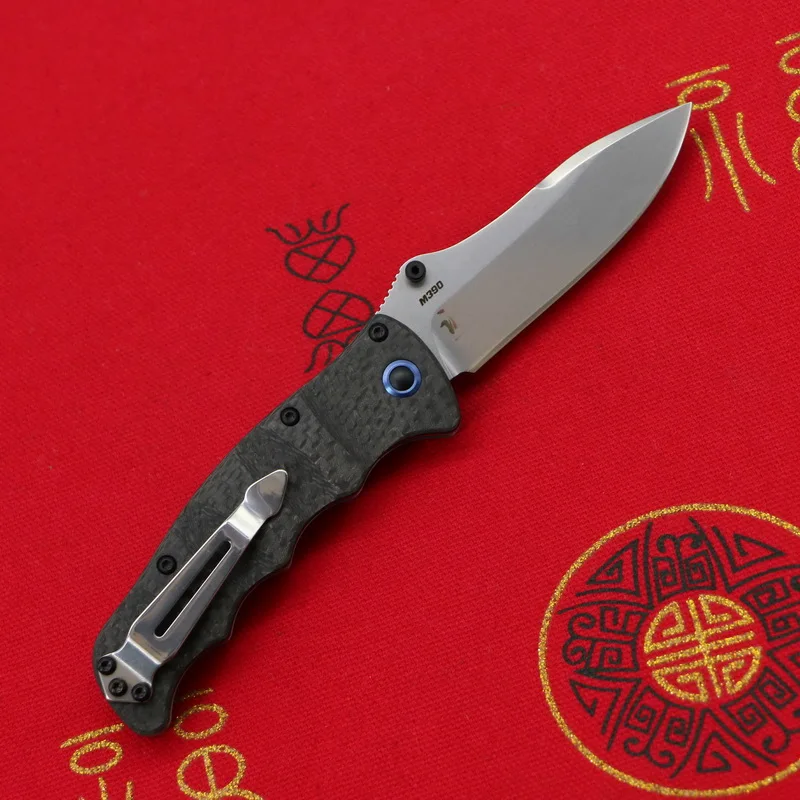 LOVOCOO 484S-1 складной нож M390 лезвие CF+ стальная ручка тактический походный охотничий Карманный Фруктовый нож для выживания EDC инструменты