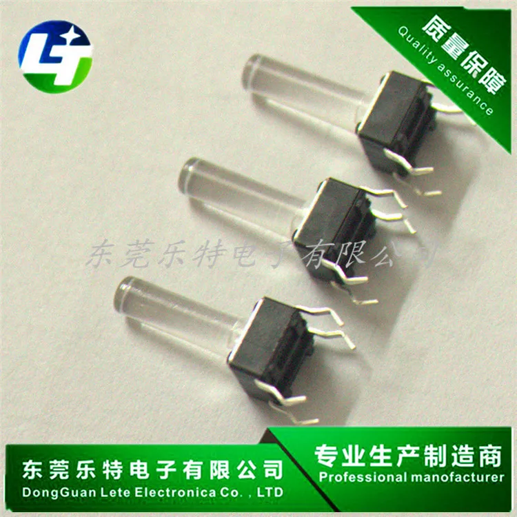 Manufacturers Direct Selling High Quality Touch Switch 6*6*15 Transparent Handle Price Affordable Large Amount Favorably Welcome