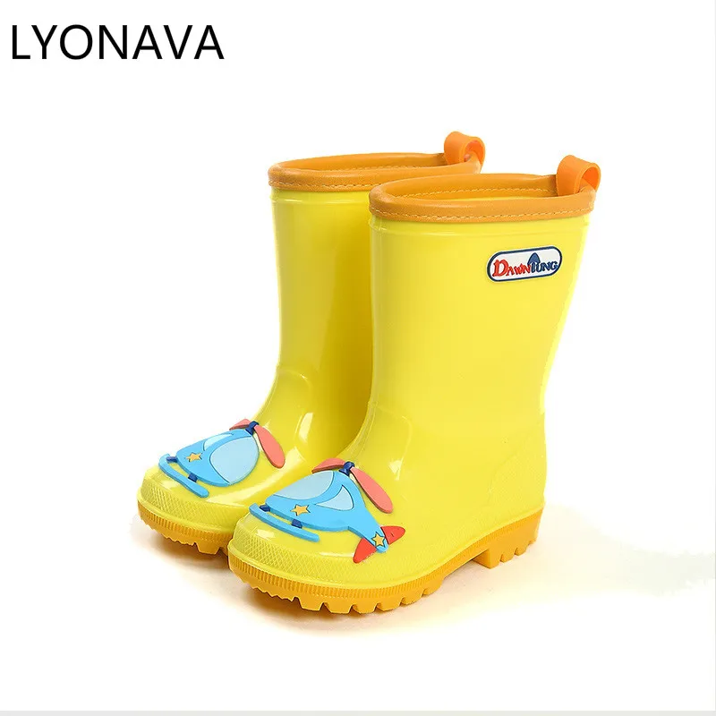 Four Seasons Infants Girls Rainboots Children Boots for Girls Boys Kids