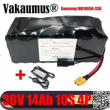 

Real capacity 14Ah 36V Lithium Battery pack Built-in 15A BMS 10S 4P 18650 for e bike electric bicycle motor get 42V 2A Charger