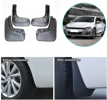 

Upgraded Car Mud Flaps Mudguards for VOLKSWAGEN Scirocco 2009-2017 Front Rear Splash Guards Car Fender Styling & Body Fittings