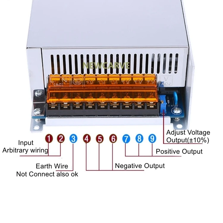adjustable 100W switch power supply 3 750