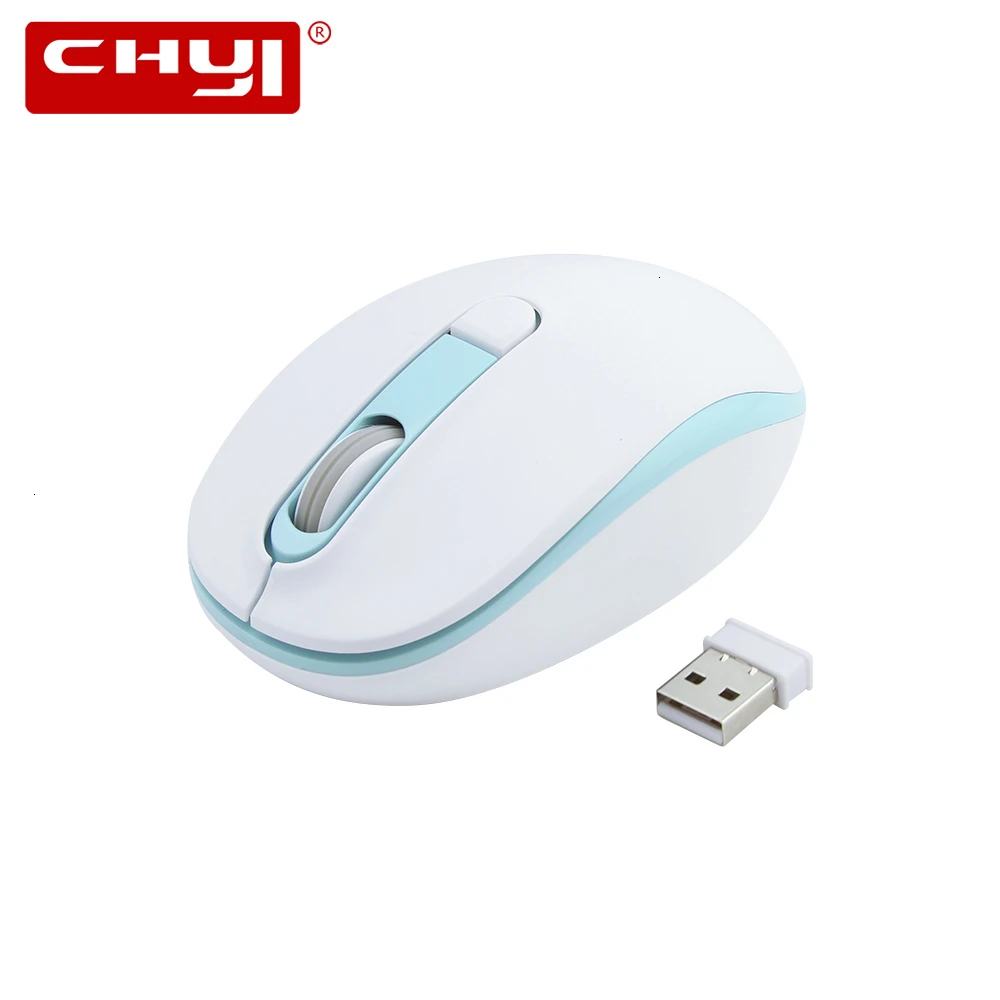 CHYI 2,4 г мини Беспроводной Мышь USB оптическая компьютерная офисные небольшой подушечкой под 800/1200/1600 Точек на дюйм 4 кнопки Тетрадь мышь для ноутбука