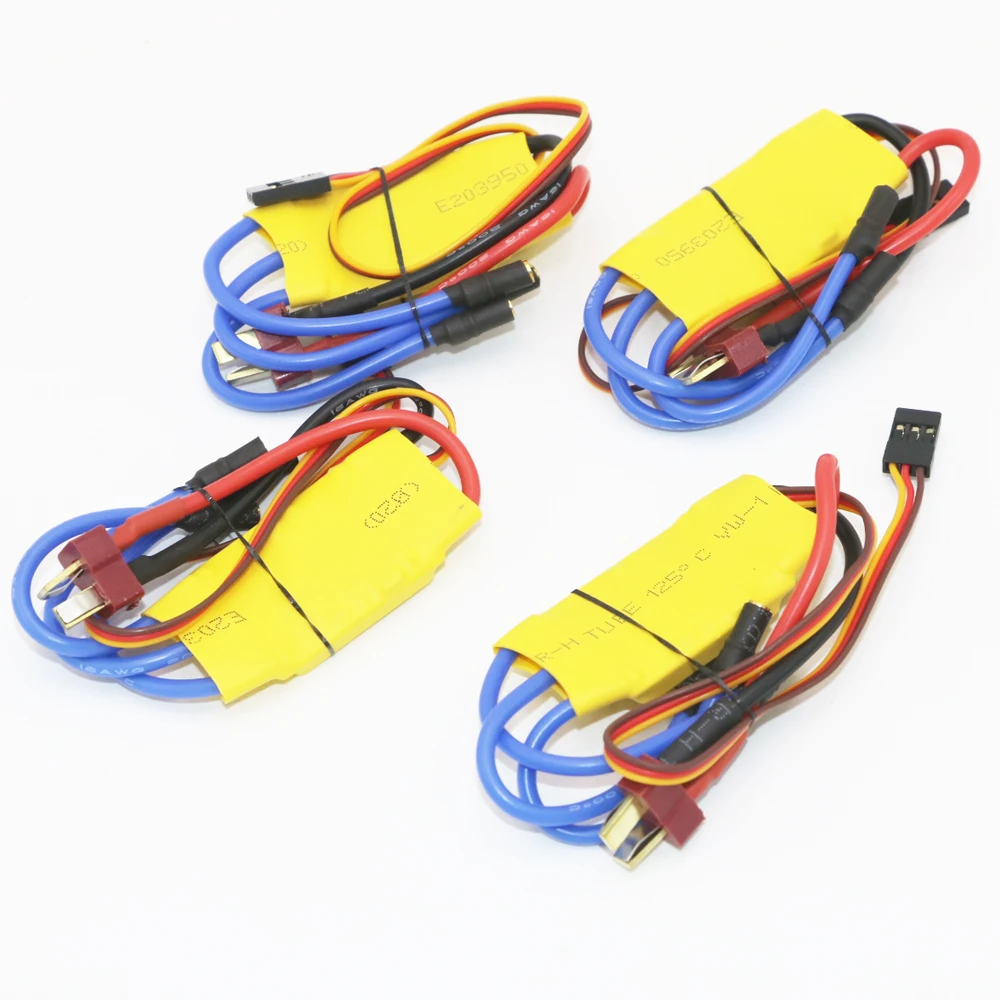 

4pc/lot XXD 30A Brushless Motor Speed Controller RC BEC ESC T-rex 450 V2 Helicopter Boat for FPV Drone with Connect