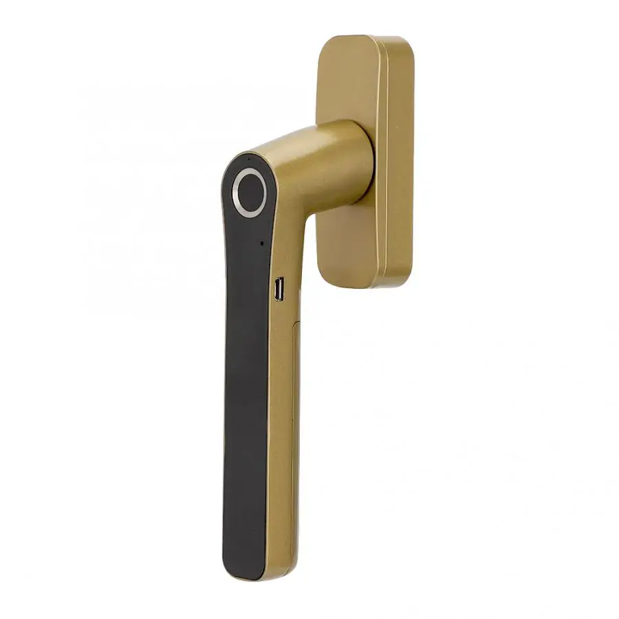 Умный биометрический отпечаток пальца дверь окно ручка замок Противоугонная для домашней безопасности Умный Замок