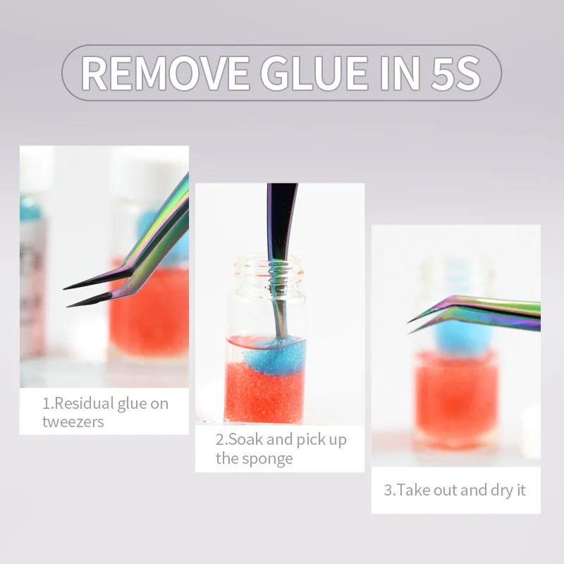 Профессиональный пинцет для наращивания ресниц Blueyes инструменты очистки с