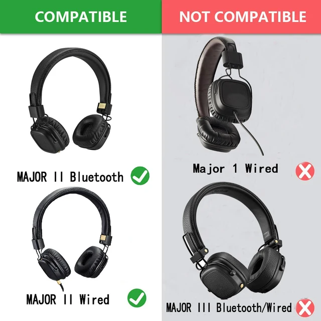 POYATU Headband For Marshall Major 2 II Wired and Wireless