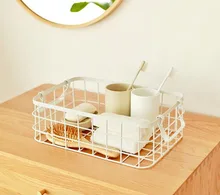 

European style forging Snack fruit storage basket services Miscellaneous organization Desktop cosmetic storage basket Home decor