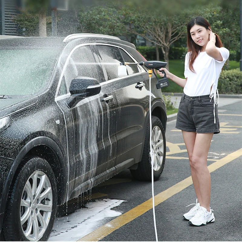 Wireless High Pressure Car Wash Water Gun 12000 mA
