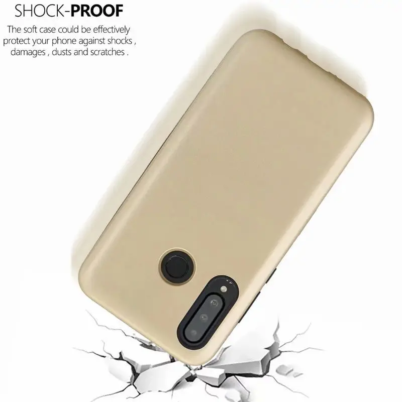 Противоударный чехол для телефона s для iPhone 11 11Pro Max XR XS Max X 8 7 6 6S Plus, Защитный Гибридный жесткий резиновый защитный чехол - Цвет: Gold
