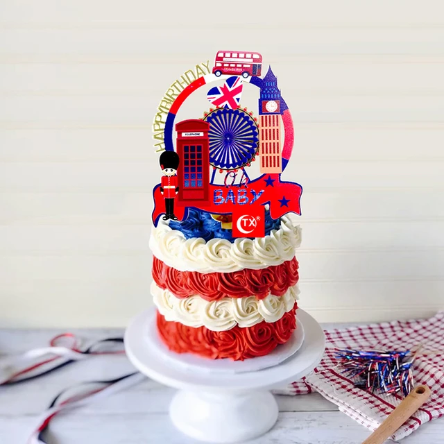 Top 156+ british themed cake toppers in.eteachers