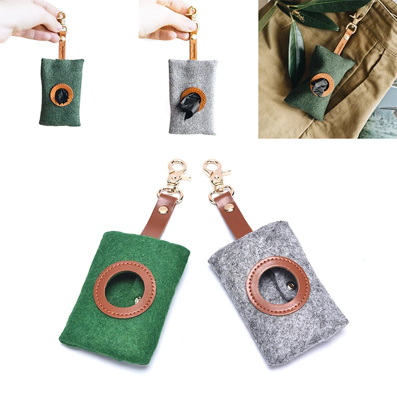 Dispenser Light Poop-Bag Pet-Supplies Waste-Garbage-Box Pet-Dog Cleaning Outdoor Portable