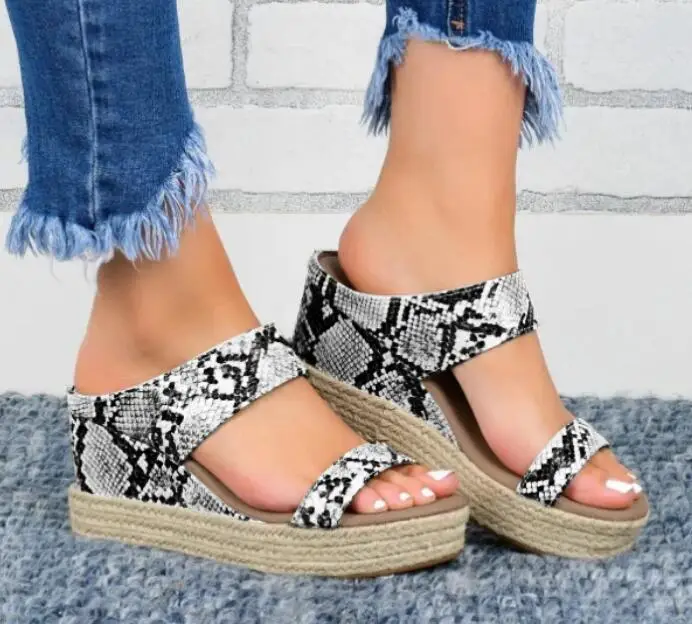 

2020 Summer Fashion Woman Shoes Sandals High Heel Wedges Casual Zapatos De Mujer Sandalias De Verano Para Mujer LP534