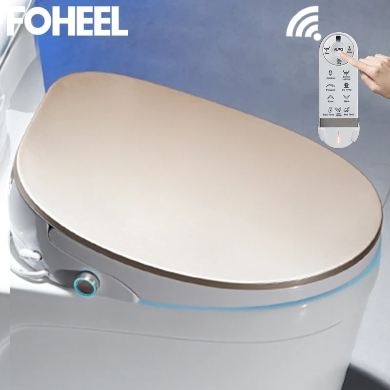 

FOHEEL new 5 color wc Auto SPA smart toilet seat smart knob HD LED display toilet seat cover electronic bidet toilet seat