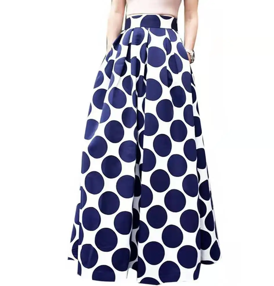

Skirts High Waist Skirts Petticoat Women Chic Dot Print Skirt Streetwear Slim Hip Jupe Falad Large Size Elastic Waist Jupe Femme