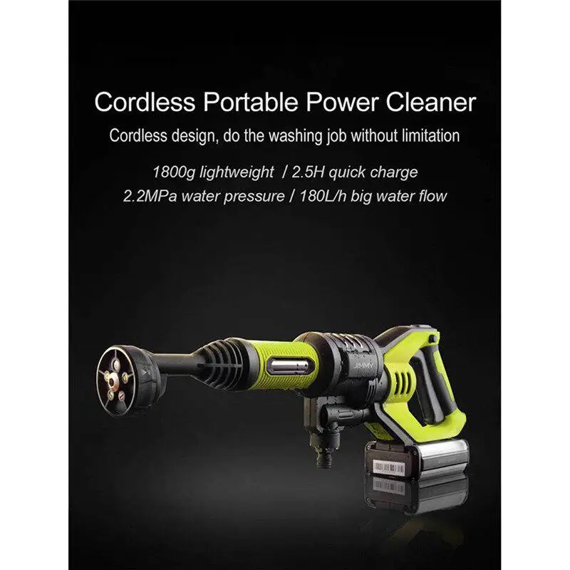  Portable High Pressure Handheld Wireless Car Washer Gun Electric Car Water Gun Foam Spray Sprinkler